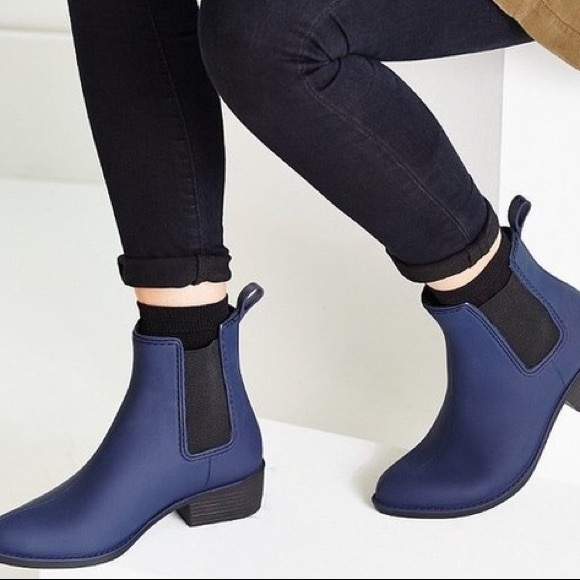 Jeffrey Campbell Shoes - Jeffrey Campbell Blue Rain Boots 8
